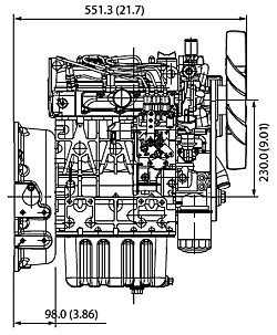 Silnik Kubota D1105 BG