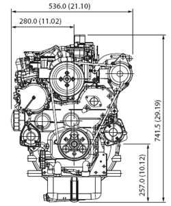 Silnik Kubota V3600