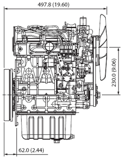 Silnik Kubota D1005-E3B