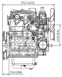 Silnik Kubota D1703-M-E3B Silnik Kubota D1703-M-E3B