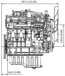 Silnik Kubota V1505-T-E3B