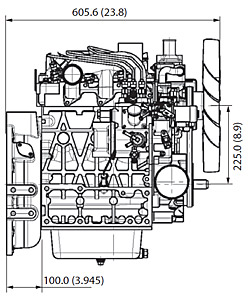 Silnik Kubota D1703 M BG