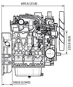 Silnik Kubota D1703 M BG Silnik Kubota D1703 M BG