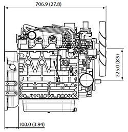 Silnik Kubota V 2203 M BG