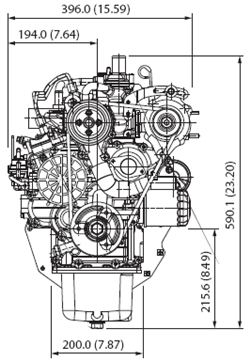 Silnik Kubota D1305-E3B