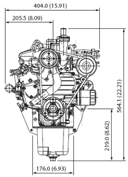 Silnik Kubota D722