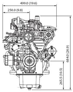 Silnik Kubota V2403-M-E3B Silnik Kubota V2403-M-E3B