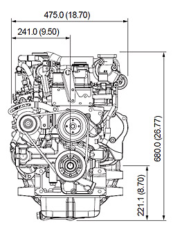 Silnik Kubota V2607-DI-T-E3B Silnik Kubota V2607-DI-T-E3B