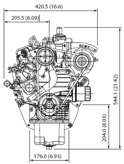 Silnik Kubota Z 602