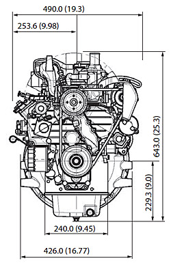 Silnik Kubota D1703 M BG Silnik Kubota D1703 M BG