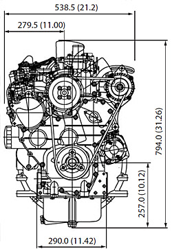 Silnik Kubota V3300 T BG